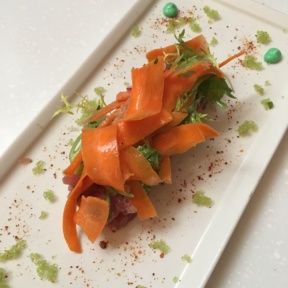 Gluten-free tuna tartare from Le Petit Paris